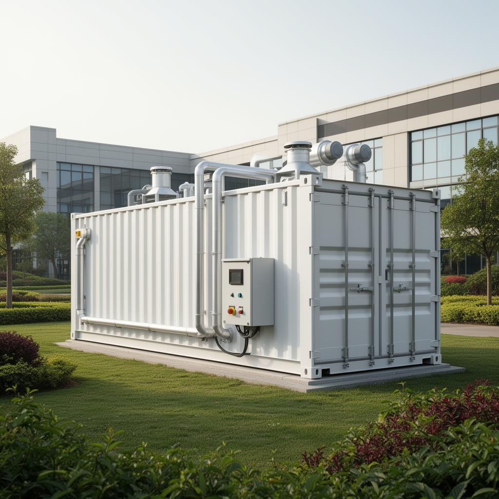 Industrial effluent treatment skid